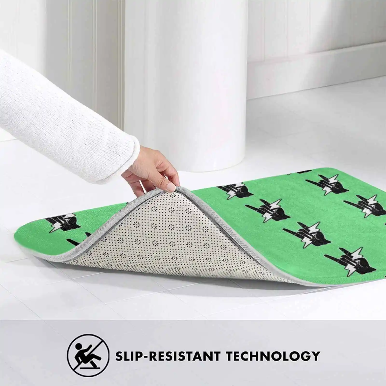 Rock And Roll 3D Household Goods Mat Rug Carpet Cushion Rol Music Motley Grunge Heavytrending Best Selling Logo | Дом и сад