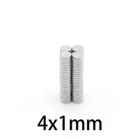 100 2000pcs 4x1mm strong magnets dia 4mmx1mm n50 rare earth strong neodymium 41mmmagnet wholesale