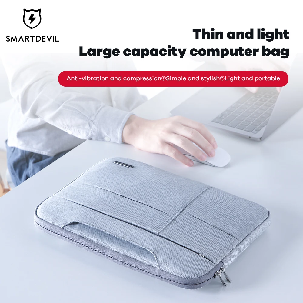 Сумка для ноутбука SmartDevil Apple Macbook Business Lenovo Pro Notebook 13 3 14 15 6 дюйма вместительная