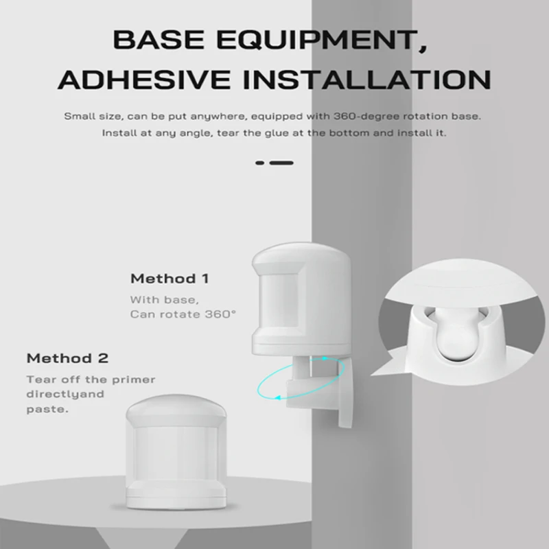 Tuya ZigBee Smart Human Body Sensor PIR Motion Wireless Infrared Detector Security Burglar Alarm Life APP | Электроника