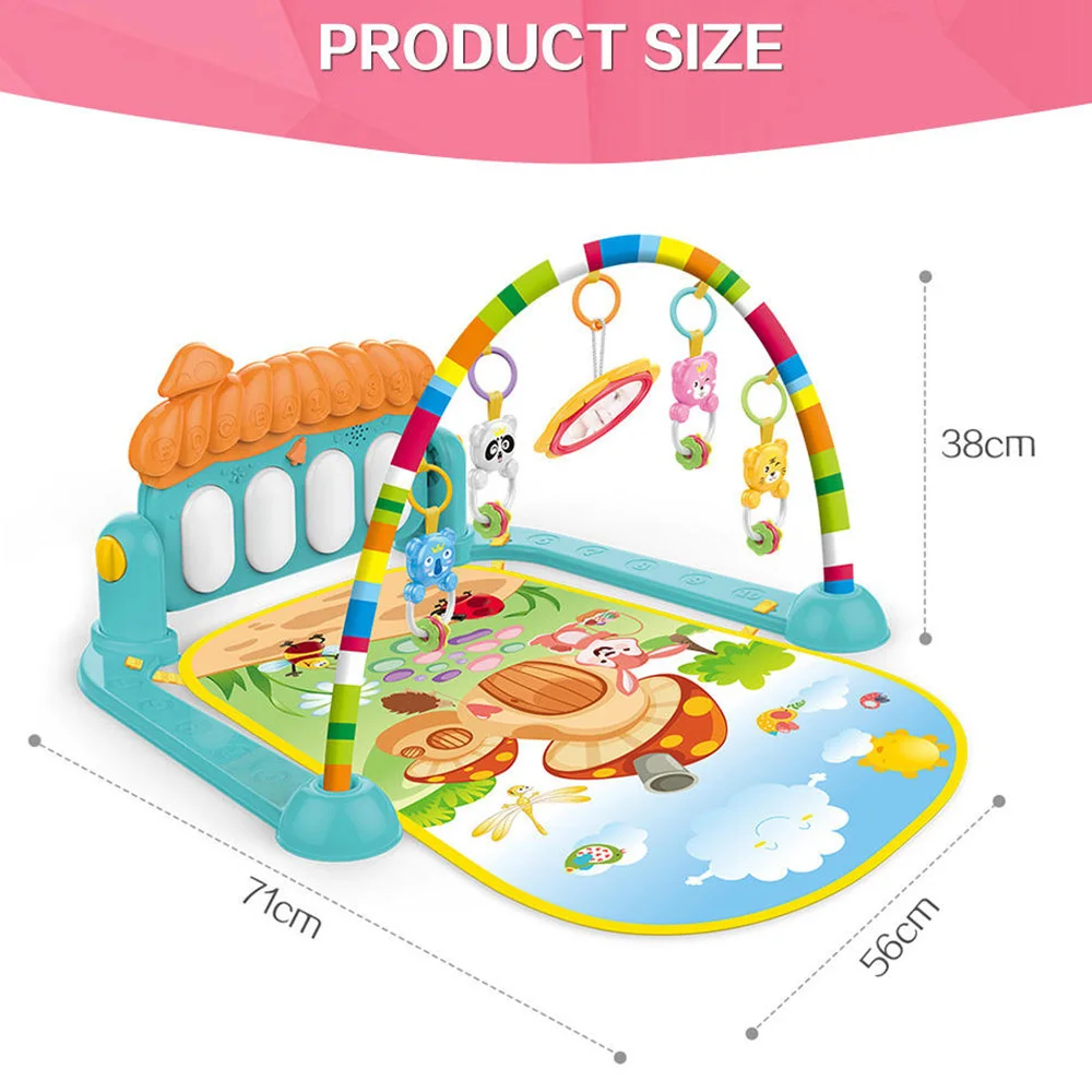 

Play Mat Baby Carpet Music Puzzle Mat With Piano Keyboard Educational Rack Toys Infant Fitness Crawling Mat Gift For Kids Gym