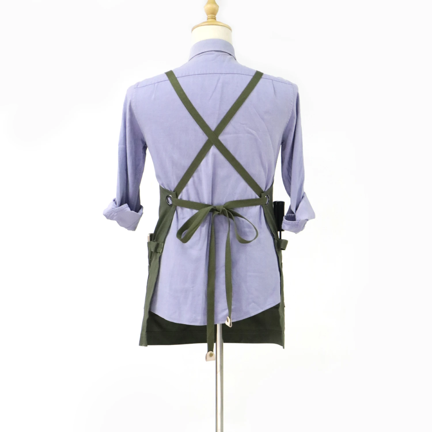 Хлопковый домашний Кухонный Фартук с регулируемыми ремешками и