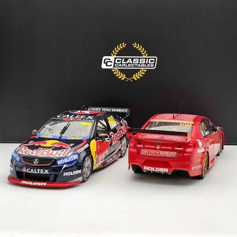 

Classic Carlectables 18599 1:18 Craig Lowndes 100 ATCC/V8 Supercar Race Wins Twin Set Limited Diecast Model Collection Auto Gift