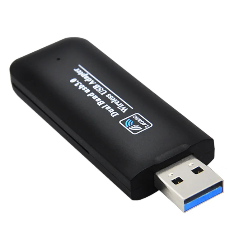 AAAJ-Беспроводной WI-FI адаптер 1200 Мбит/с USB двухдиапазонный 802.11Ac RTL8812BU антенна для