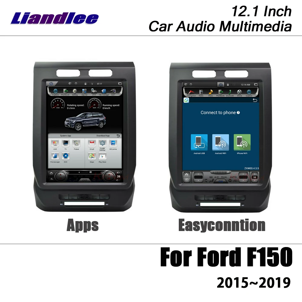 Android GPS навигация Мультимедиа для Ford F150 2015 2019 стерео видео Carplay карта 12 1 дюймов Tesla