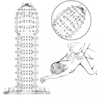 Презервативы для продления пениса, многоразовые презервативы для удлинения пениса, секс-игрушки для взрослых, Мужской мастурбатор, кольца на пенис, устройство целомудрия, продукты с афродизиаком