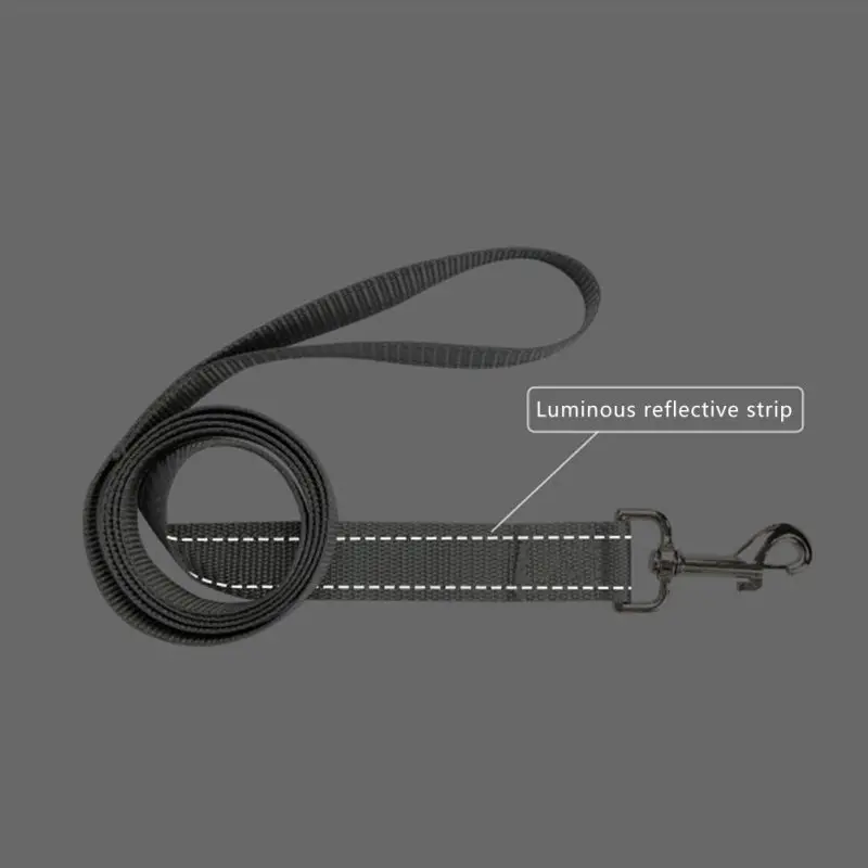 

Dog Leashes Outdoor Travel Dog Training Chain Durable Nylon Dog Training Leash for Greater Control Safety Training Dual Handle