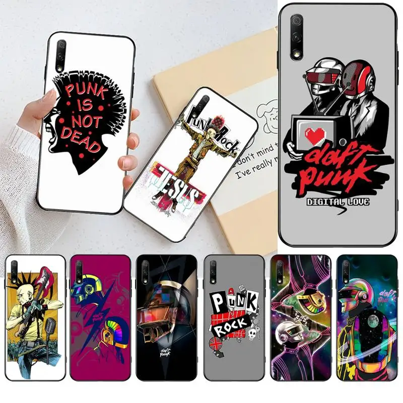 Чехол daft в стиле панк рок для телефона Huawei Honor 30 20 10 9 8 8x 8c v30 Lite view pro|Бамперы| |