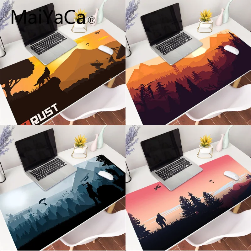 

MaiYaCa Top Quality Deep forest Rust mouse pad Keyboard Mat Gaming Mouse Pad gamer Large Deak Mat 800x400mm for overwatch/cs go