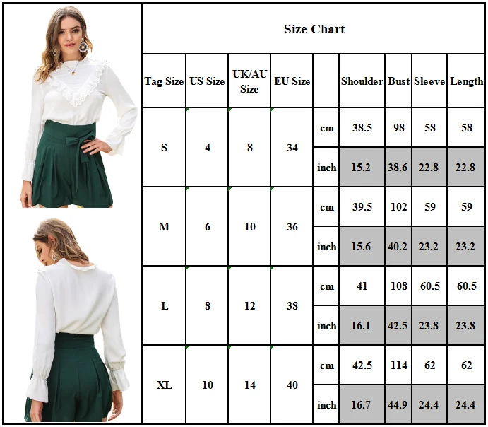 

Chiffon Shirt Flare Sleeve Casual Women Clothing Office Lady Korean Tops Stand Neck Retro Clothes