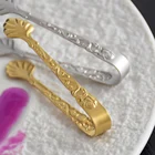 Винтажные зажимы для льда из нержавеющей стали, щипцы для сахара, пищевые зажимы, кухонные щипцы для сервировки, аксессуары для бара