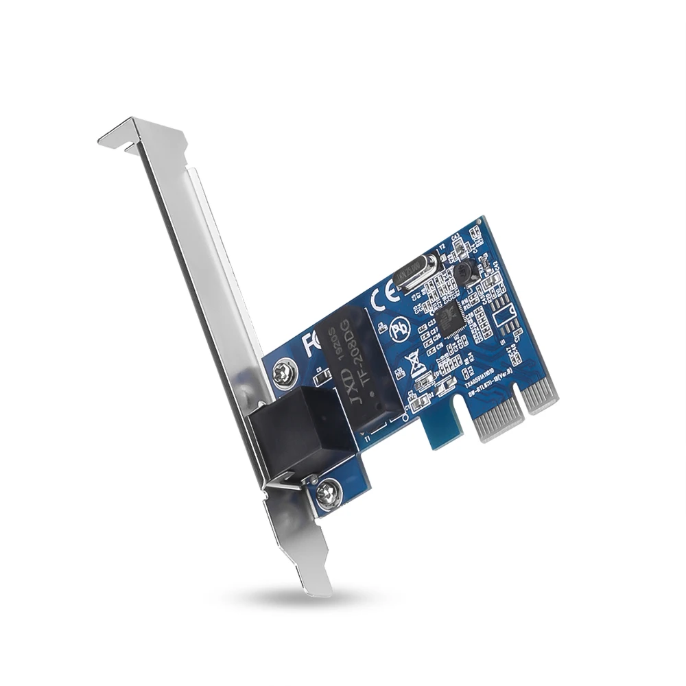 Kebidu Ethernet PCI Express E контроллер сетевой карты 10/100 Мбит/с RJ45 Lan адаптер конвертер для