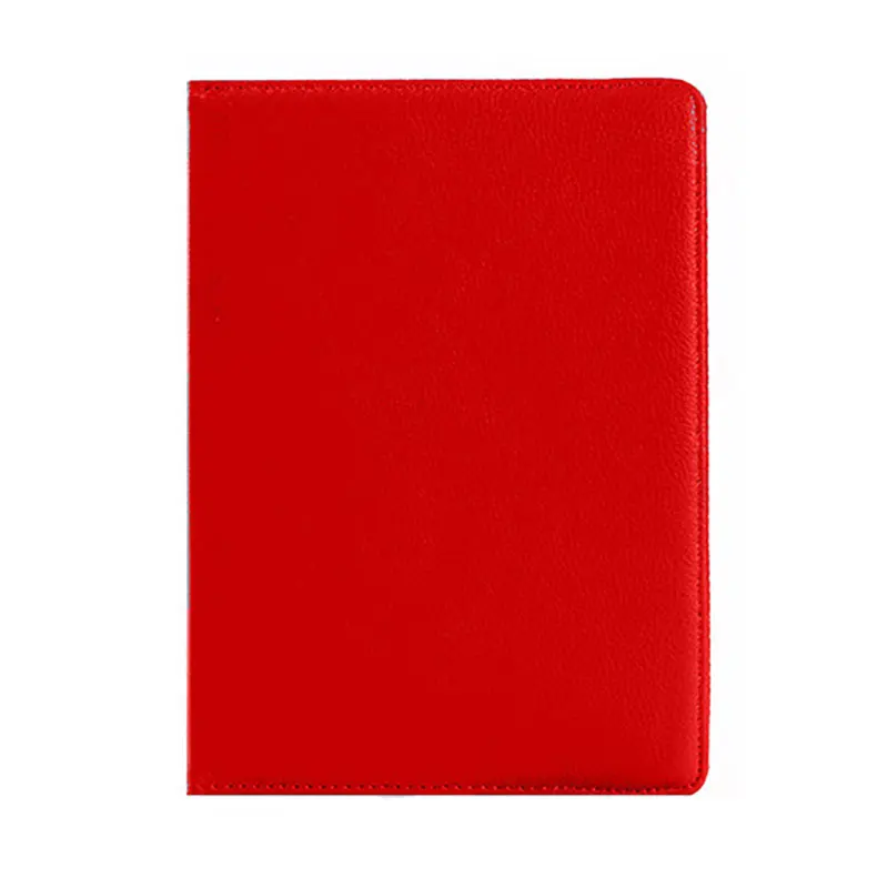 Red Вращающийся на 360 чехол для huawei MediaPad T3 10 9,6 ''/Honor Play Pad 2 9,6 чехол для планшета кожаный чехол-книжка с ручкой+ пленка - Цвет: Red