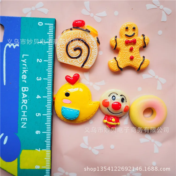 10pcs Mini Food Cakes Bread Biscuit Dollhouse Miniature Kitchen Decoration for Children Kid Randomly Sent Mixed Set - купить по