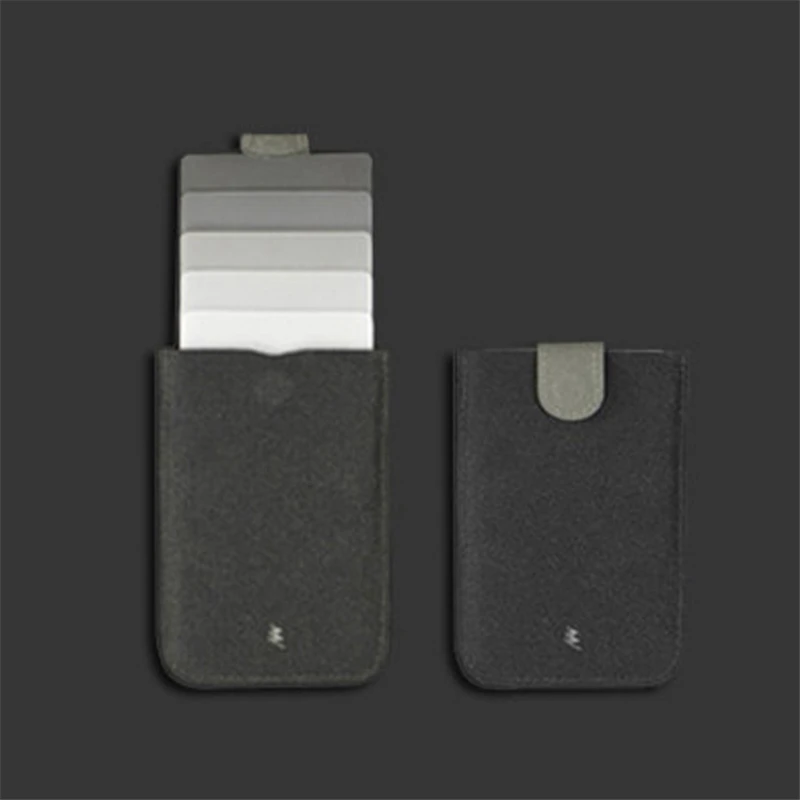 1Pc Colorful Gradient Smart Card Men Wallet Money Bags DAX Ultra Slim Pulled Cards Holder Portable Women Short Purse - купить по