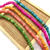 natural beads freshwater shell spacer beads dyeing charm lady diy for jewelry making handicraft handmade bracelet size 2x6mm