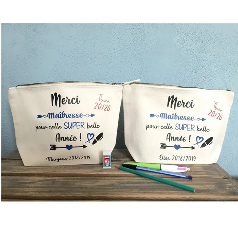 Персонализированная косметичка на любом языке свадебный набор сумок для