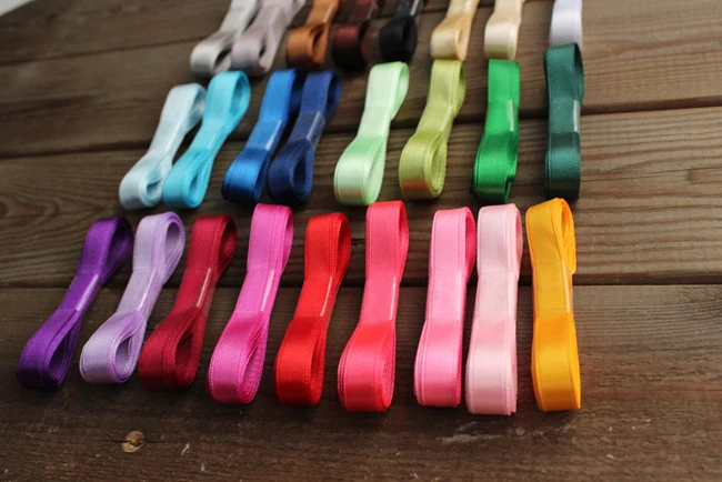 

ZXIIXZ 1.5cm Silk Satin Ribbon for Wedding Party DIY Decoration Invitation Card Handmade Gift Wrapping Scrapbooking Supplies