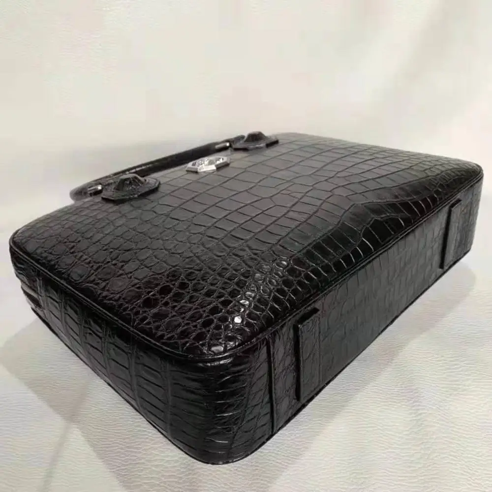 Первоклассное качество 100% натуральная из натуральной крокодиловой кожи мужской