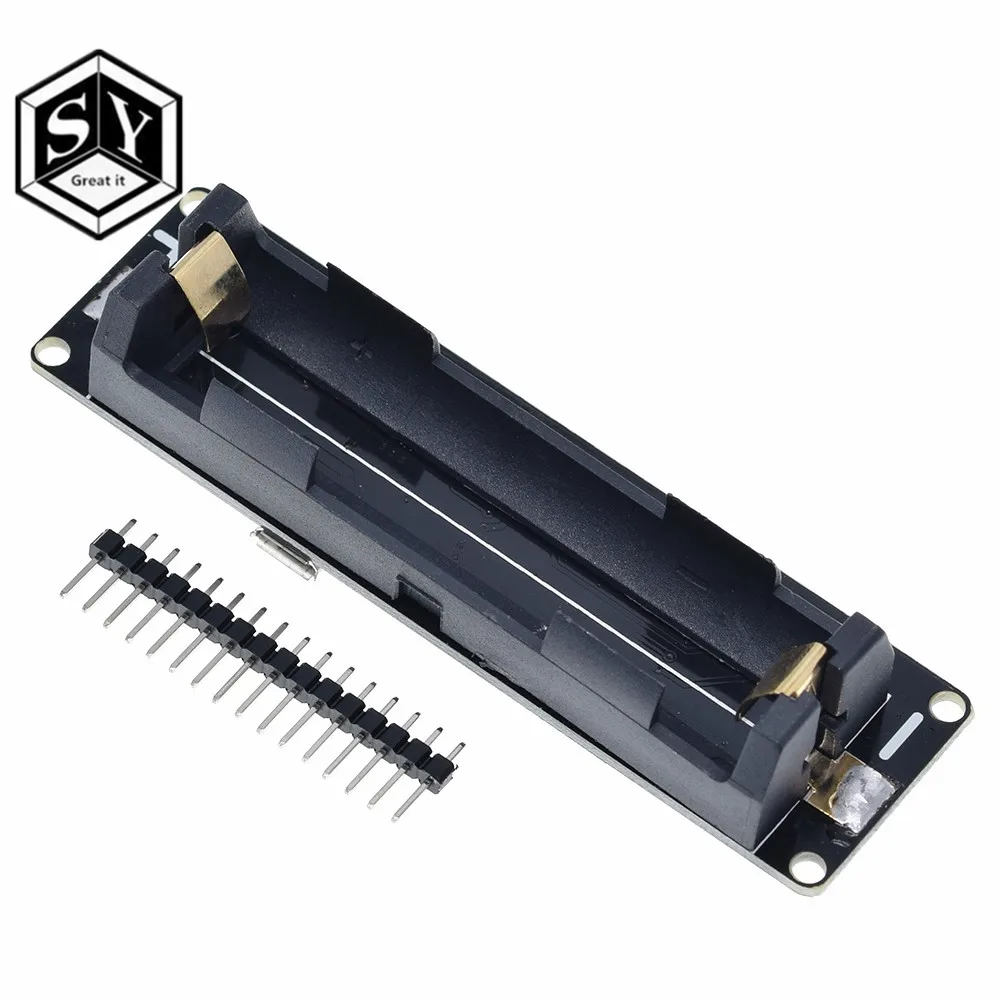GREAT IT WeMos D1 ESP Wroom 02 ESP8266 Nodemcu WiFi модуль с зарядкой аккумулятора 18650|Интегральные