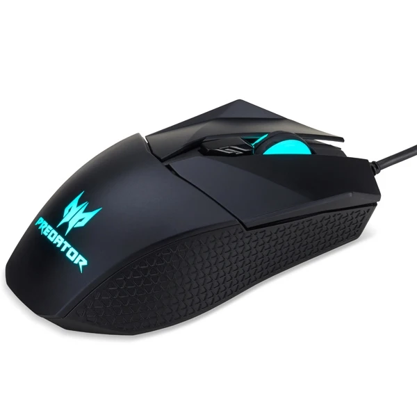 Игровая мышь чёрная Acer Predator Cestus 300 (4 кнопки Omron Dual Switches 5000 dpi USB RGB подсветка NP.MCE11.007) |
