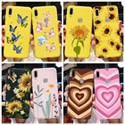 Чехол для телефона Vivo V9, силиконовый мягкий чехол с сердечками и цветами для Vivo V9 Youth Y85 V 9 VivoV9 1723, чехол, чехлы