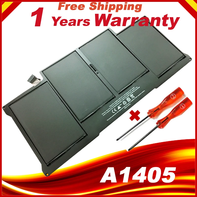 Аккумулятор для ноутбука MacBook Air 13 дюймов A1369 2011 года и A1466 2012 A1405 + отвертка в