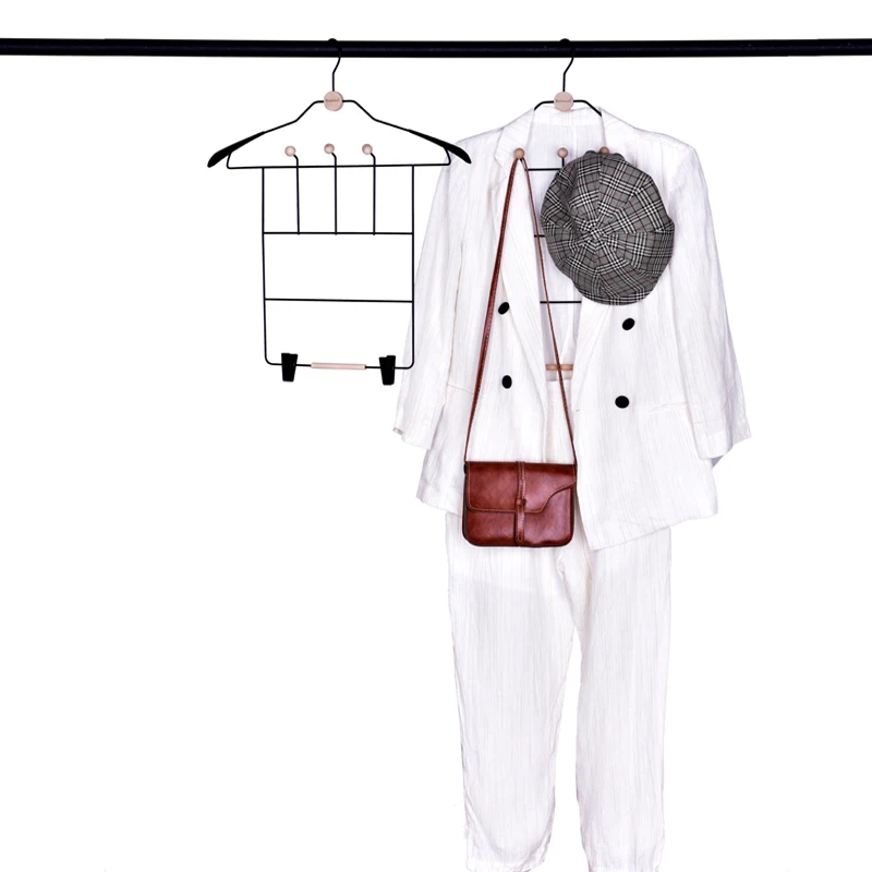 1/3 шт. хранения журнала Вешалка дома организовать железная вешалка для мужчин