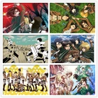 Алмазная вышивка 5D Титаны атака анимационная живопись квадратная алмазная живопись Набор для вышивки крестом мозаика украшение дома