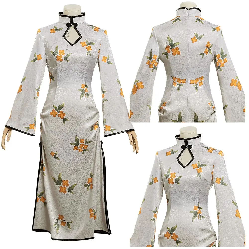 

Game Magic Awakened Cheongsam Dress Cosplay Costume Women Girls Traditional Cheongsam Halloween Carnival Outfits