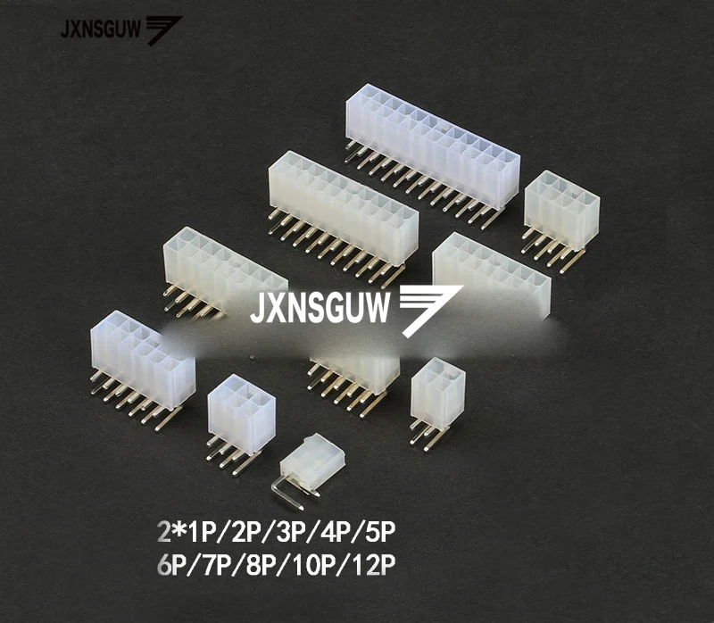 

5PCS 5557 Curved needle socket spacing 4.2 Double row pair plug lock connector 2X1P 2X2P 2X3P 2X4P 2X5P 2X6P 2X7P 2X8P-2X12P