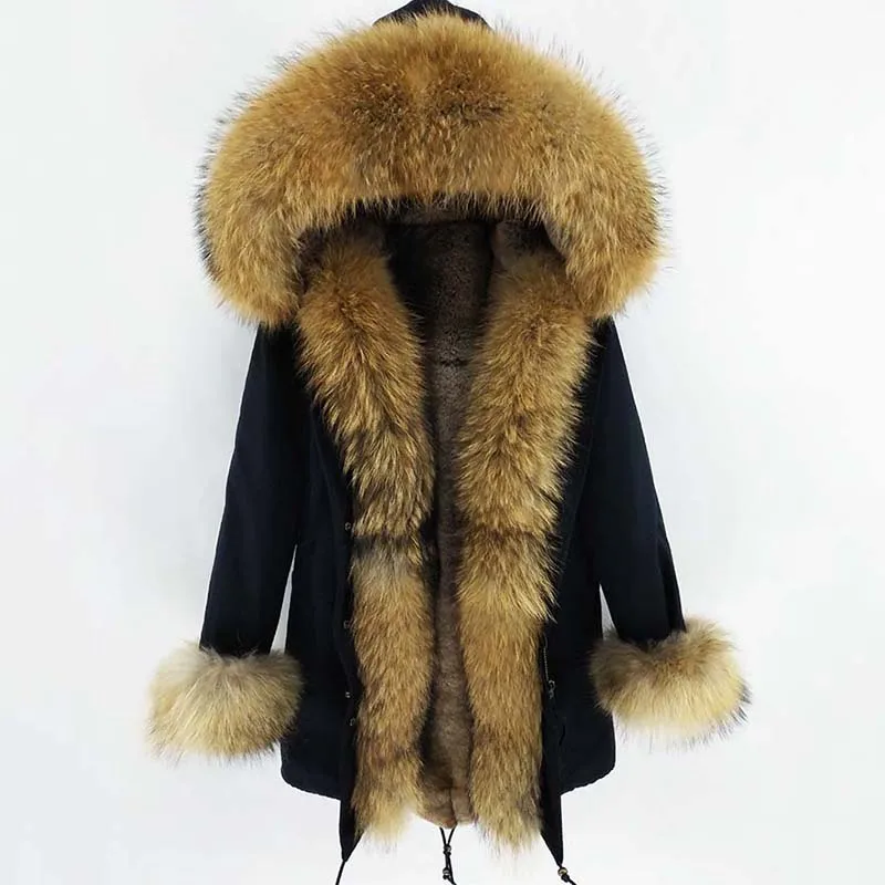 Новинка 2021 модная женская зимняя парка со съемной подкладкой из искусственного