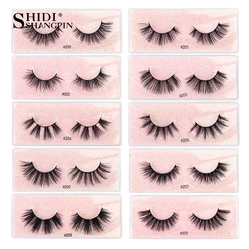 

Fake Eyelashes 4/50/100 Pairs 3D Mink Lashes Wholesale Natural Long Fluffy False Eyelashes Makeup Tool Extension Reusable Lashes