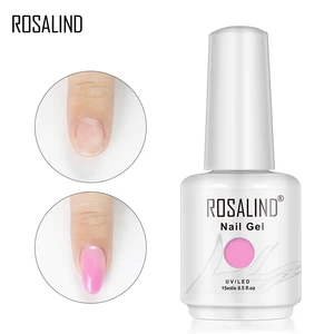 Полигель для ногтей ROSALIND, гибридные длаки, Полупостоянный гель для ногтей, светодиодный маникюр, дизайн ногтей