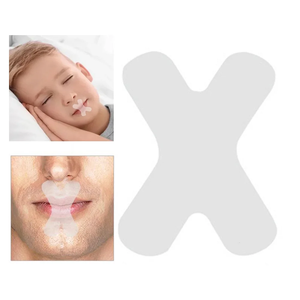 

30pcs Snore Stopper Nasal Lip Stickers Breathable Snore Stopper Nasal Lip Stickers Sleeping Nose Mouth Guard Snoring Stickers