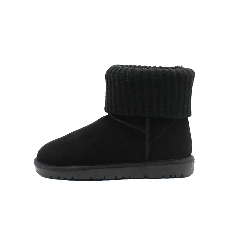 Опт/розница! Классические Водонепроницаемые зимние ботинки из натуральной