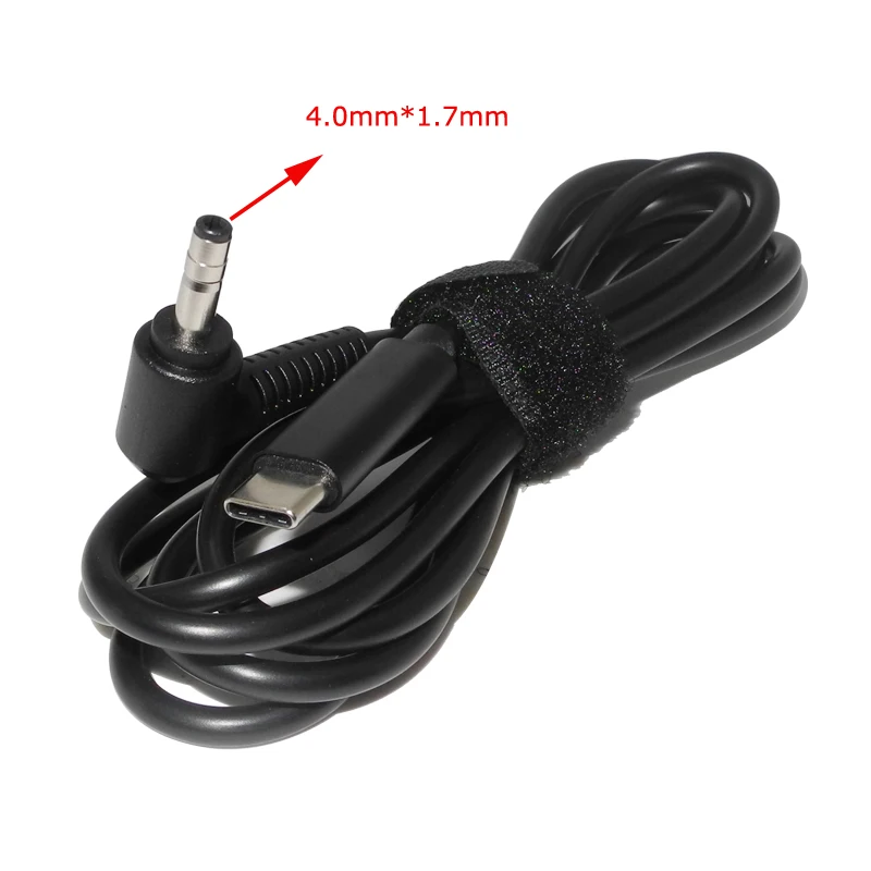USB Type C PD зарядный кабель шнур для Lenovo IdeaPad 310 110 100 14IBY 15IBY Yoga 710 510 4 0*1 7 мм разъем
