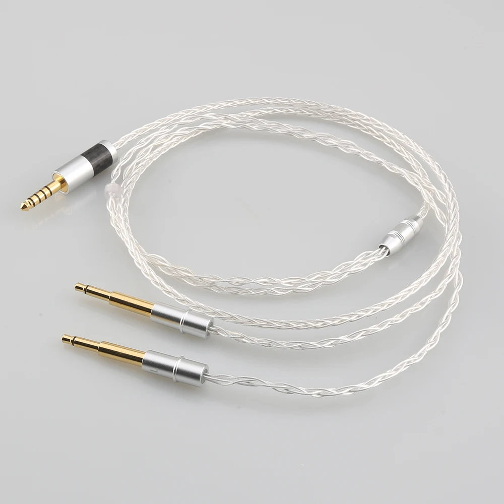 OCC с серебряным покрытием HiFi кабель 4 мм сбалансированный штекер для MEZE99 классика