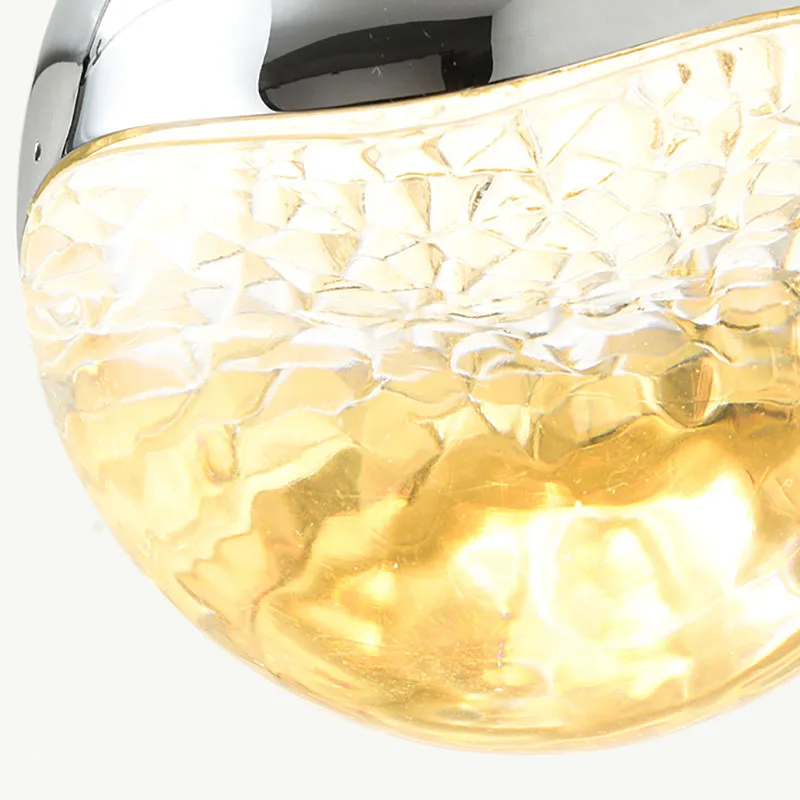 

Nordic Restaurant Bar Glass Pendant Lights Modern Minimalist Crystal Ball Led Hanglamp Living Room Home Decor Led Hanging Lights