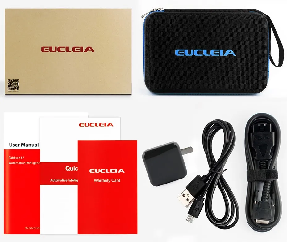 EUCLEIA S7C Профессиональный OBD2 Автомобильный сканер двигателя DPF ABS подушка безопасности TPMS EPB сброс масла полная система ODB2 OBDII диагностический инструмент