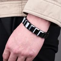 charm hematite energy bracelets men depressure heal cuff wide braceletp positive power therapy magnets magnetic jewelry gift