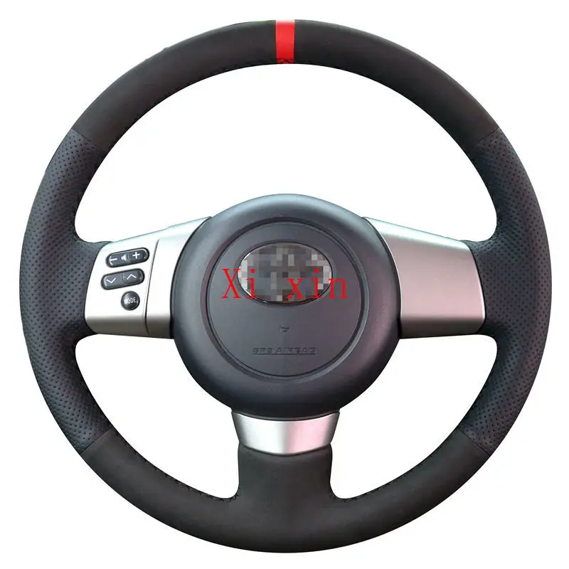 

Кожаный замшевый специальный чехол на руль для Toyota cruiser FJ, аксессуары для интерьера автомобиля