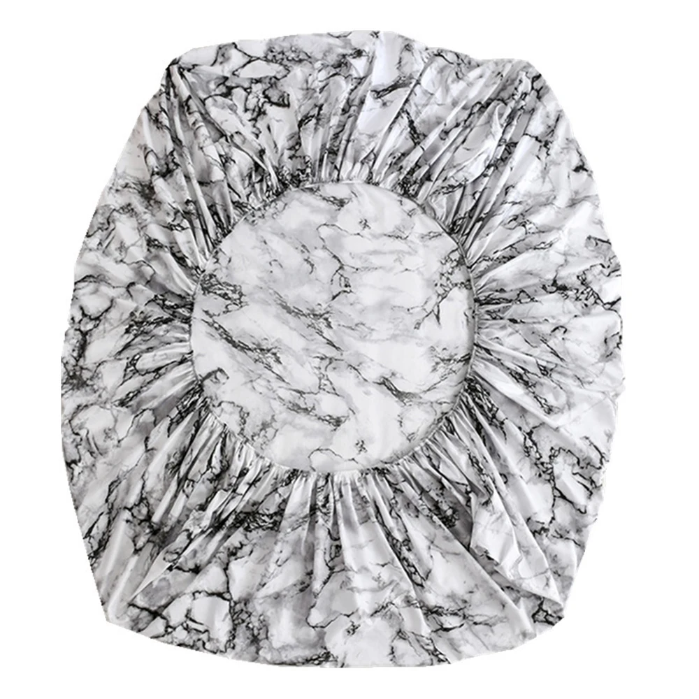 Классический черный и белый Мрамор покрывало с узором простыня для кровати