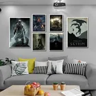 Настенные картины Skyrim, Классическая игра, холст, постеры и принты, картины для гостиной, украшение для дома
