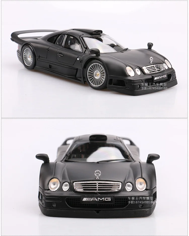 1:18 высокая имитация Ben CLK GTR модель автомобиля из сплава игрушечная спортивная модель автомобиля украшения для детей Подарки