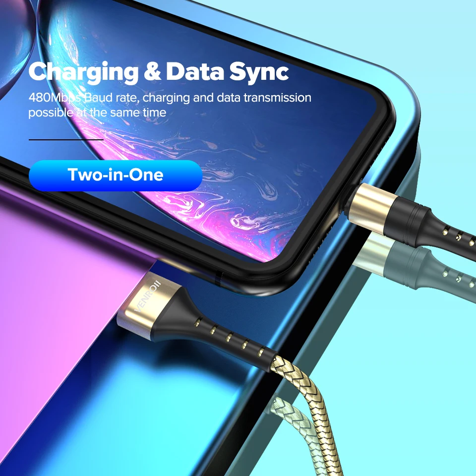Venroii кабель usb type C 5A Supercharge для huawei mate 20 P30 P20 Pro шнур для быстрой зарядки телефона для Honor 20 10 8 V10 USBC Кабо