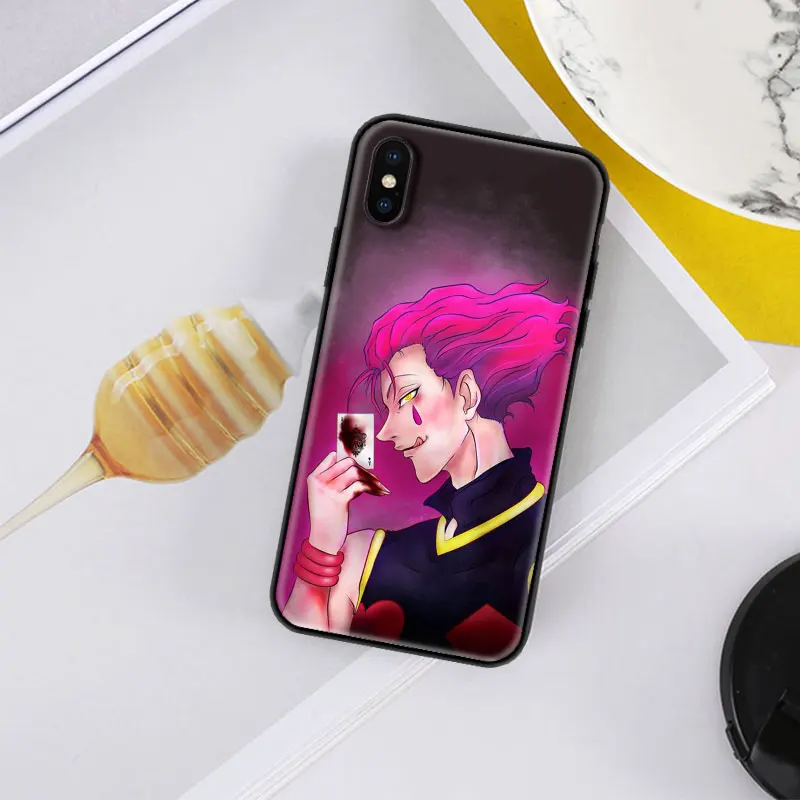 

Black Soft Case For Apple iPhone 12 11 Pro XS Max XR X 7 8 6 6S Plus 5 SE 2020 Anime Fundas Phone Carcasa Coque Hisoka Hunter