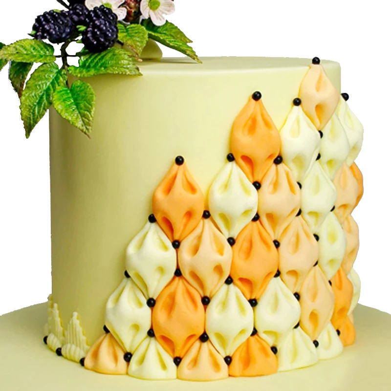 Легкая ткань слоеные силиконовые формы помадные торты декоративные инструменты