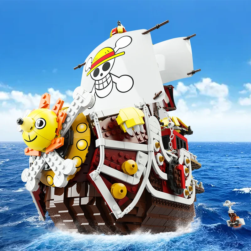 IDEAS Thousand Sunny Pirate Ship Building Blocks Boat Assembly Bricks Set Model Toys for Children Friends Kids Gifts |