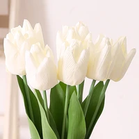 i pcs ireland elegant pu mini tulip articial flowers home wedding decoration simulation plant fake plants